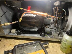 New LG compressor installed during same-day repair in Houston