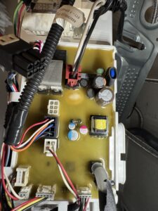 Whirlpool washer PCB burned out through the drain-pump
