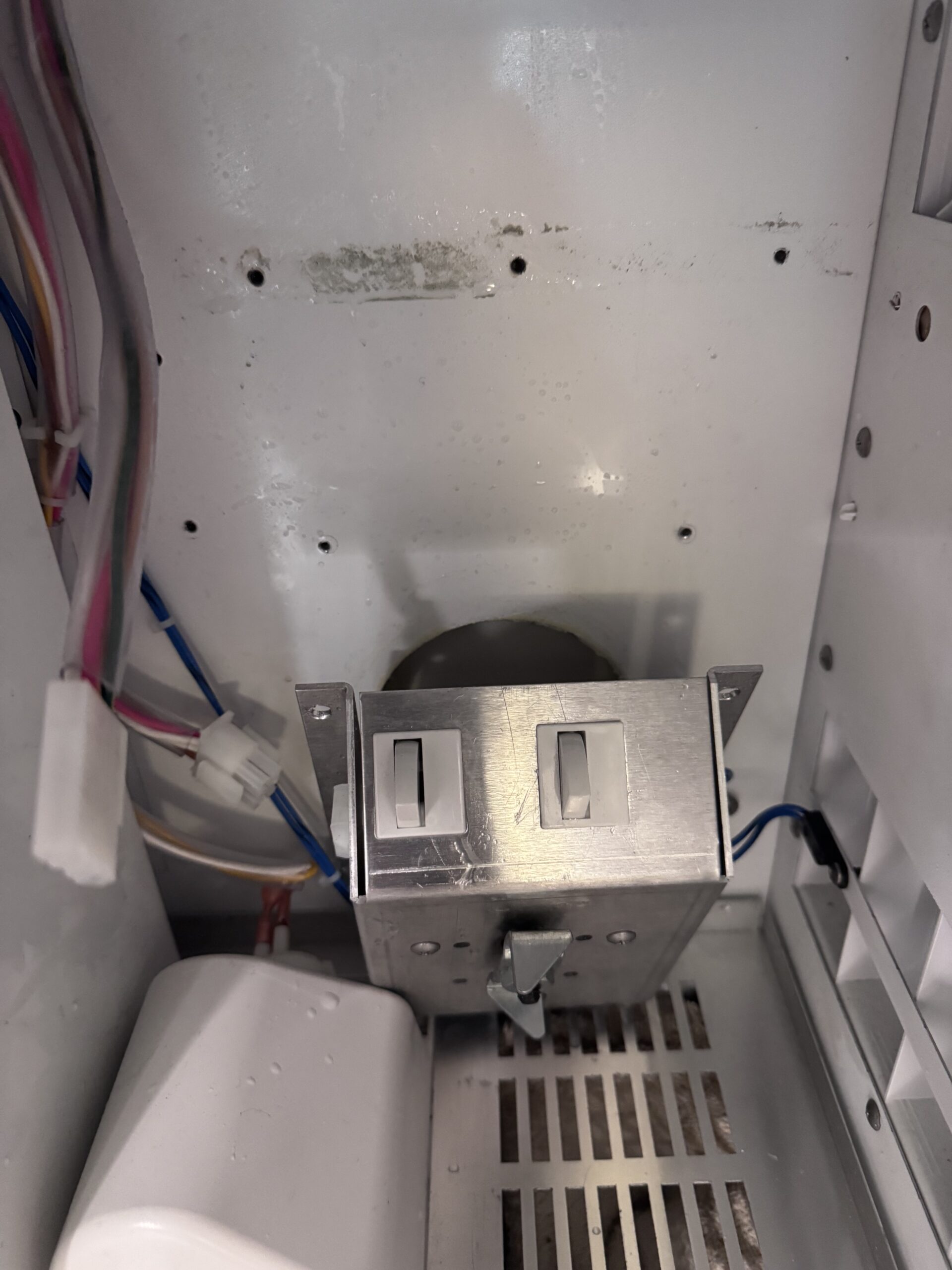 Sub-Zero ice maker and auger motor switches before replacement