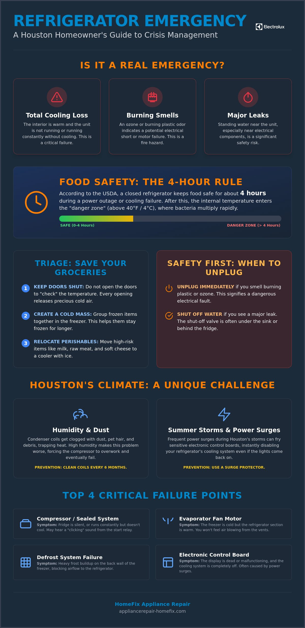 Emergency Refrigerator Repair Houston: Fast Triage and Expert Fixes