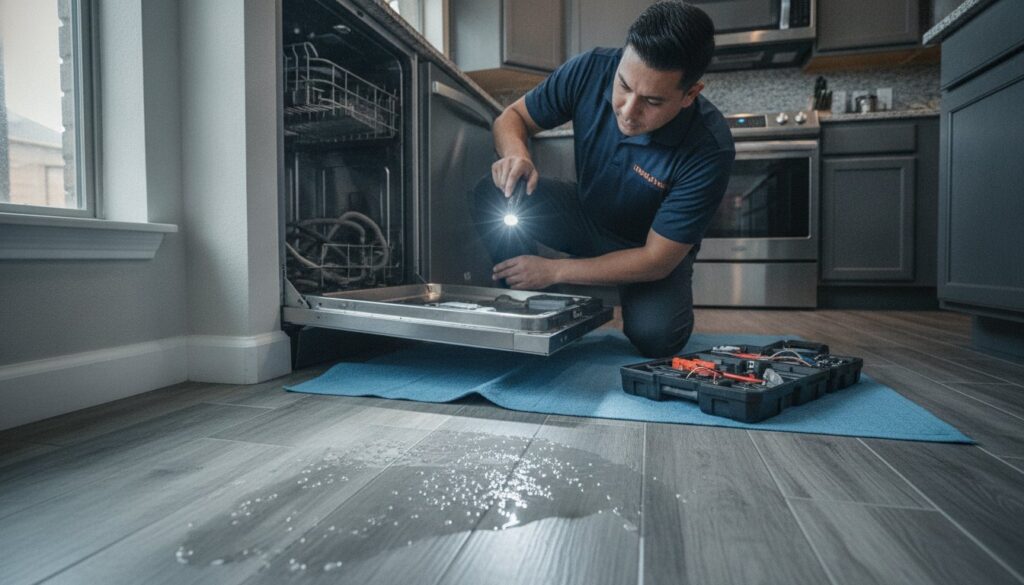 Dishwasher Leaking Water in Houston: Causes, Quick Fixes, and Pro Solutions