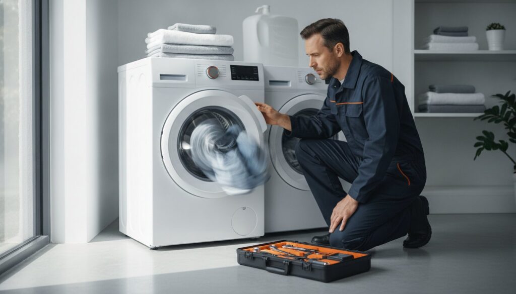 Loud Washer During Spin Cycle in The Woodlands