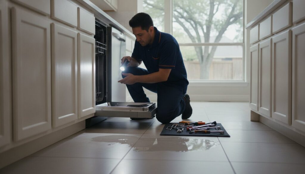 Dishwasher Leaking in Houston? Causes, Quick Fixes, and Professional Solutions