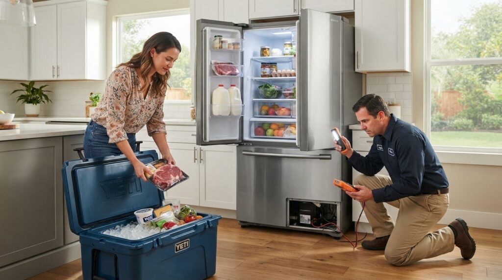 How to Stop Spoiled Food From a Broken Fridge in Pearland
