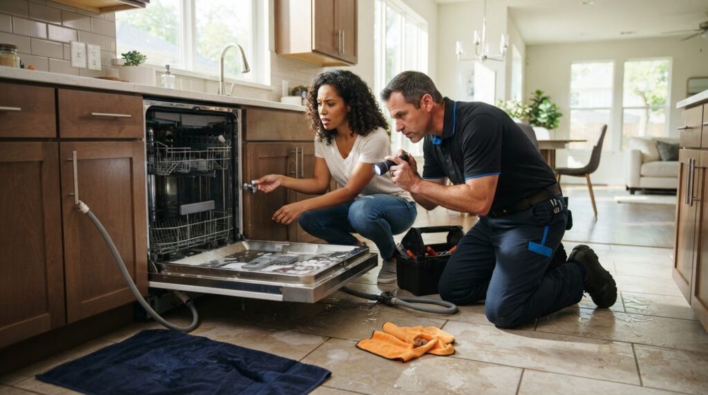 Dishwasher Flood Prevention: Causes, Checks, and Repair Signs