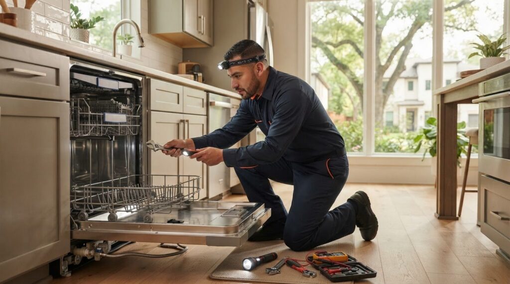 Dishwasher Not Filling with Water in Houston? Causes and Next Steps