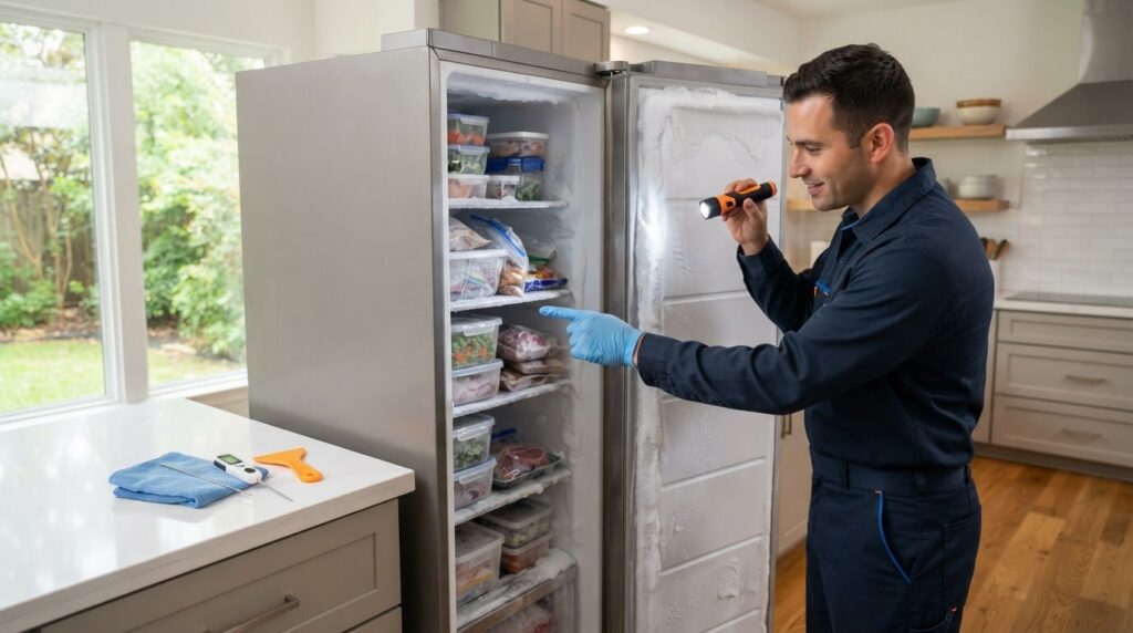 Ice Buildup in Your Freezer? Safe Fixes for The Woodlands