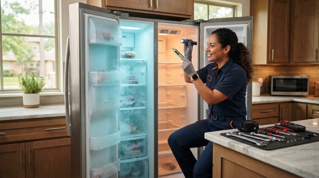 Refrigerator Freezer Cold but Fridge Warm in Houston? Causes and Next Steps