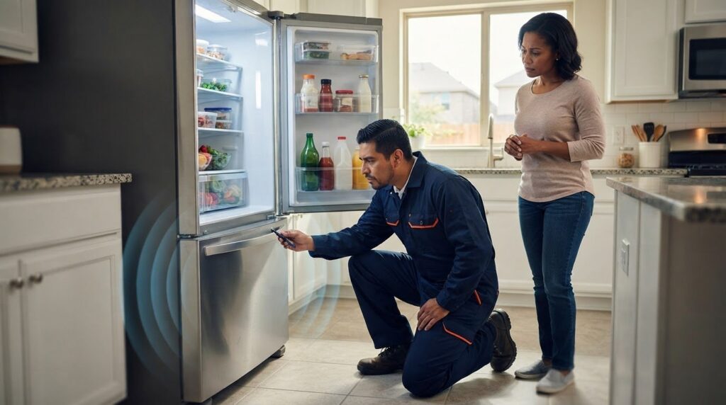 Refrigerator Making a Buzzing Noise in Pearland? Causes and Next Steps